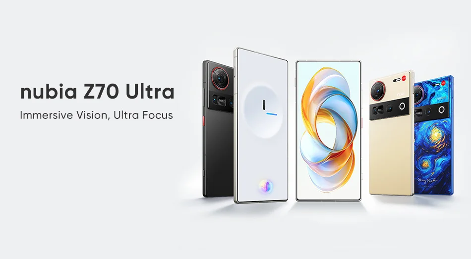 nubia Z70 Ultra 5G Smartphone Global Version Snapdragon 8 Elite 6.85'' 144Hz OLED Display 6150mAh Battery 64MP Camera Android 15