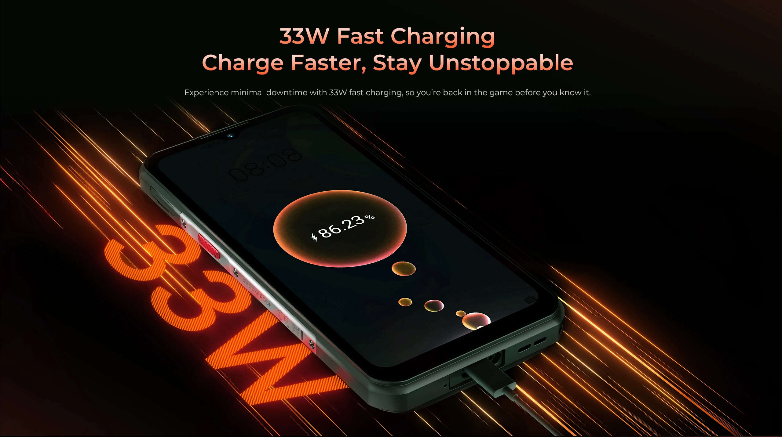 Oukitel WP55 Pro 5G Rugged Smartphone 16GB+512GB 33W Android15 Mobile Phone 11000mAh 6.58" FHD+ 108MP Camera oukitel Cell Phone