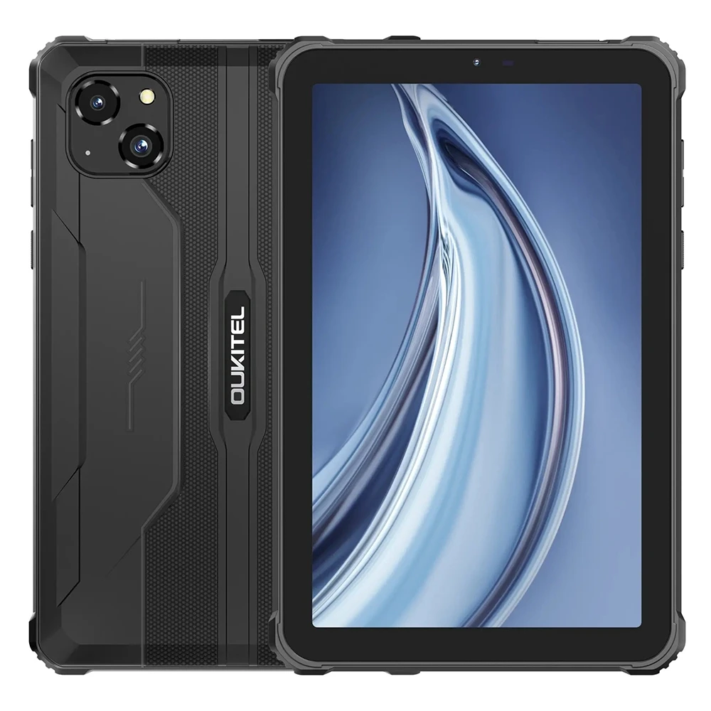 Oukitel RT3 Pro Rugged Tablet PC 4GB+128GB 8" HD IPS Screen 5150mAh Battery 16MP Camera Android 14 Support Dual SIM 4G