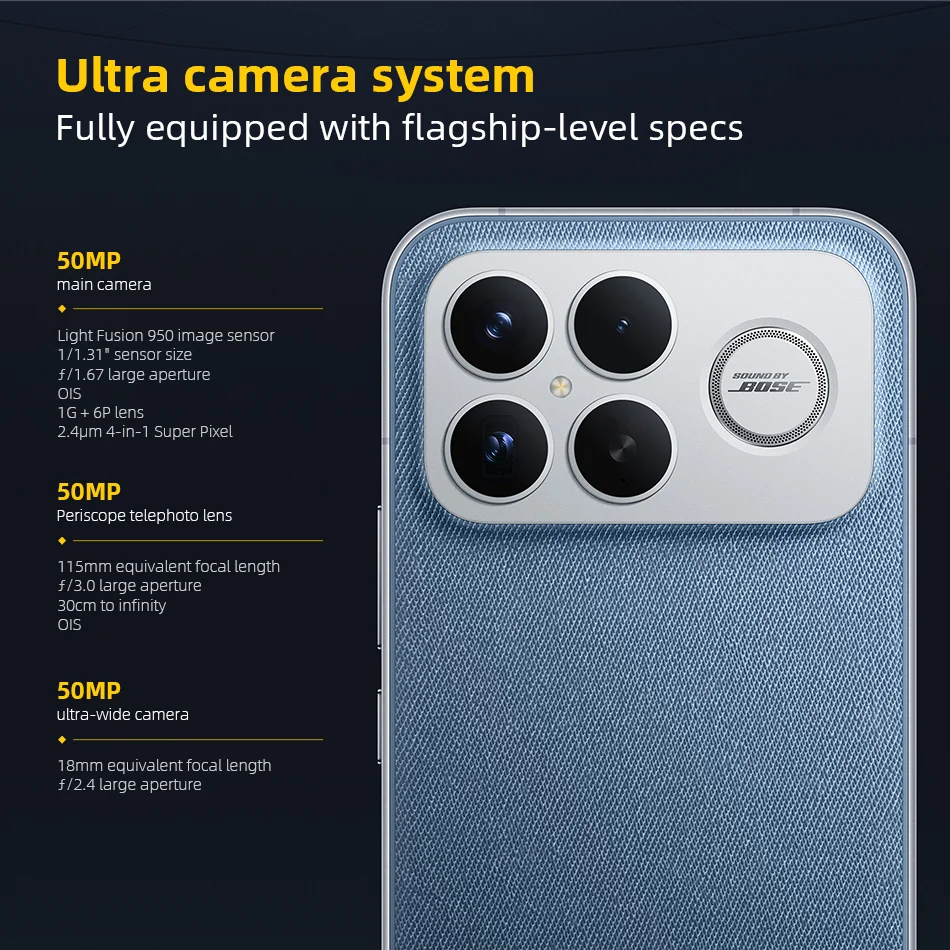 POCO F8 Ultra Global Version Mobile Phone 256GB/512GB 6.9" 120Hz Display 6500mAh 100W HypeCharge 50MP Snapdragon 8 Elite Gen 5
