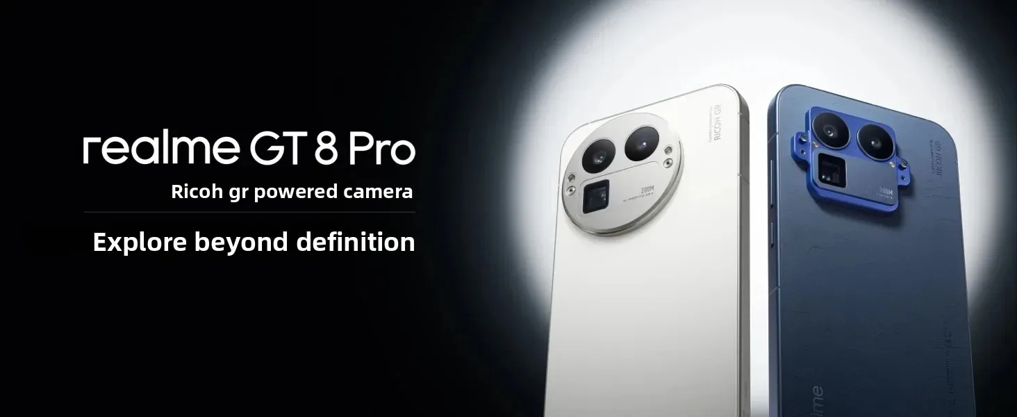 Realme Gt 8 Pro 2026 New 5g Smartphone, Europe Version, with Snapdragon 8 Elite Gen 5, 200 Mp Ultra Camera, 7000 Mah Battery and 50 W Wireless Charging