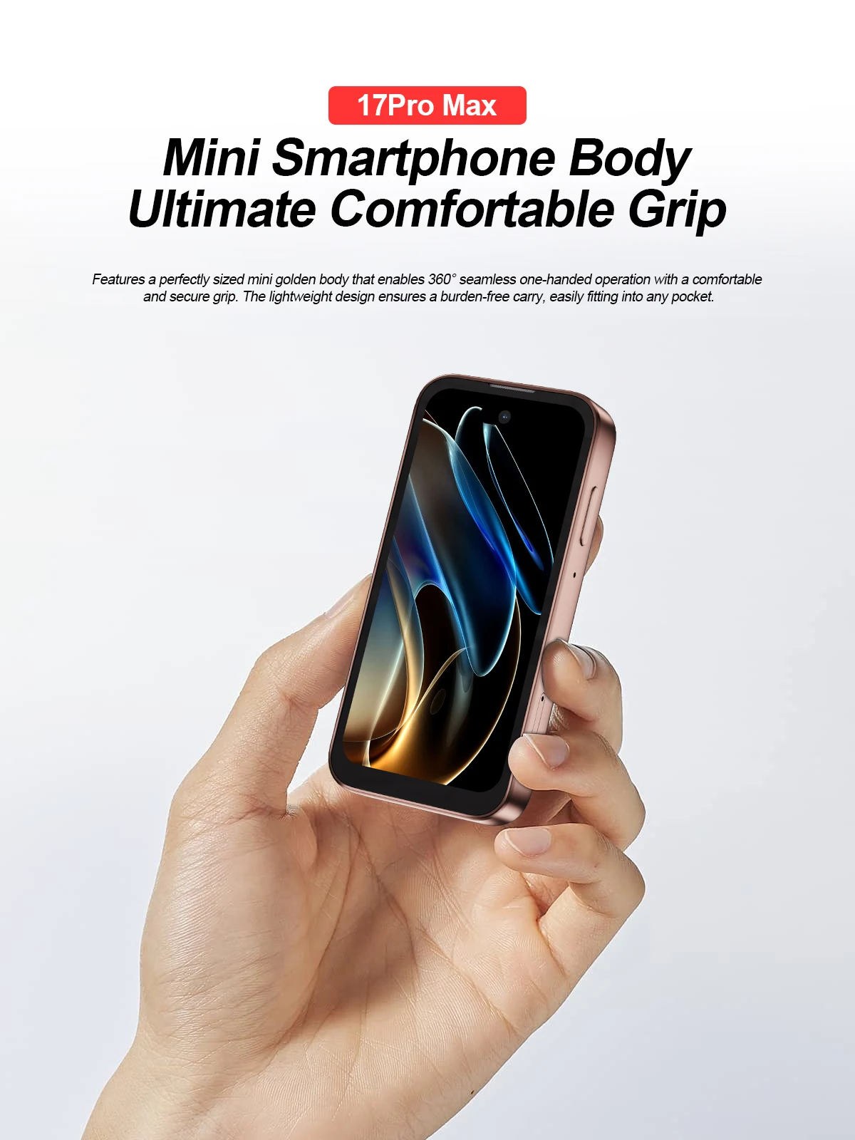 SERVO Mini Smartphone 3.75" HD Display 3G WCDMA Android Dual SIM Face Unlock GPS Video Player Unlocked Pocket Small Mobile Phone