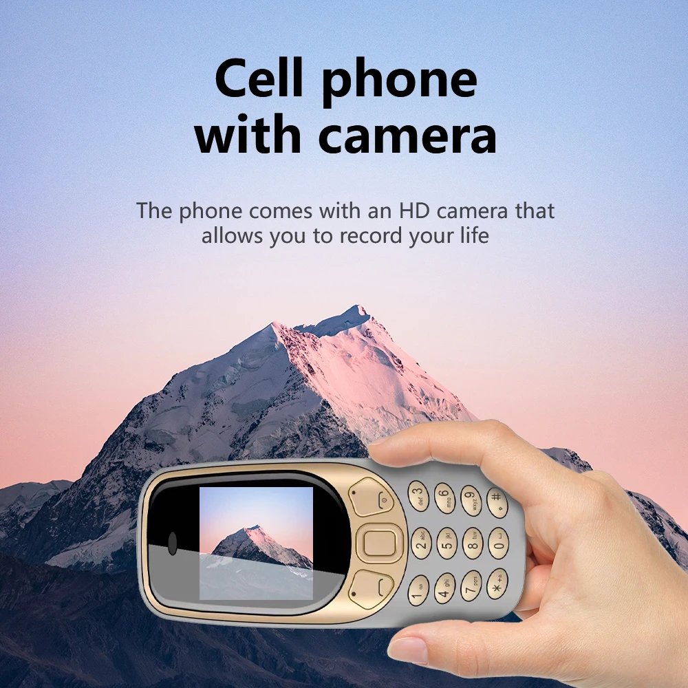 SERVO Q3308Pro 3 SIM Card Mini Mobile Phone Bluetooth Dial Magic Voice FM Call Recorder 1.33inch Small Pocket Button Cell Phones