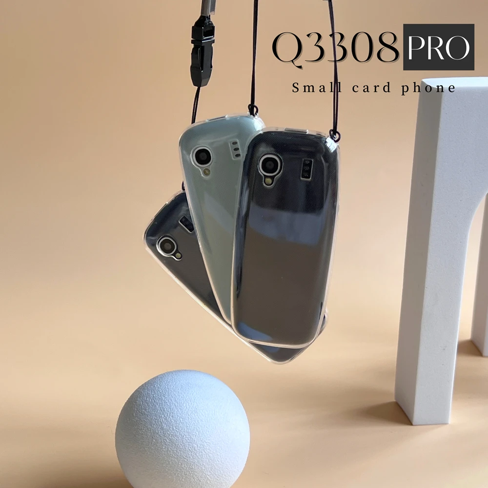 SERVO Q3308Pro 3 SIM Card Mini Mobile Phone Bluetooth Dial Magic Voice FM Call Recorder 1.33inch Small Pocket Button Cell Phones