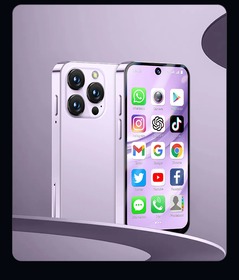 SERVO 19PRO 4G LTE Mini Smartphone Dual SIM Cards Android 12.0 System 32GB/64GB/128GB ROM Play Store OTG 3.88" Small Smart Phone
