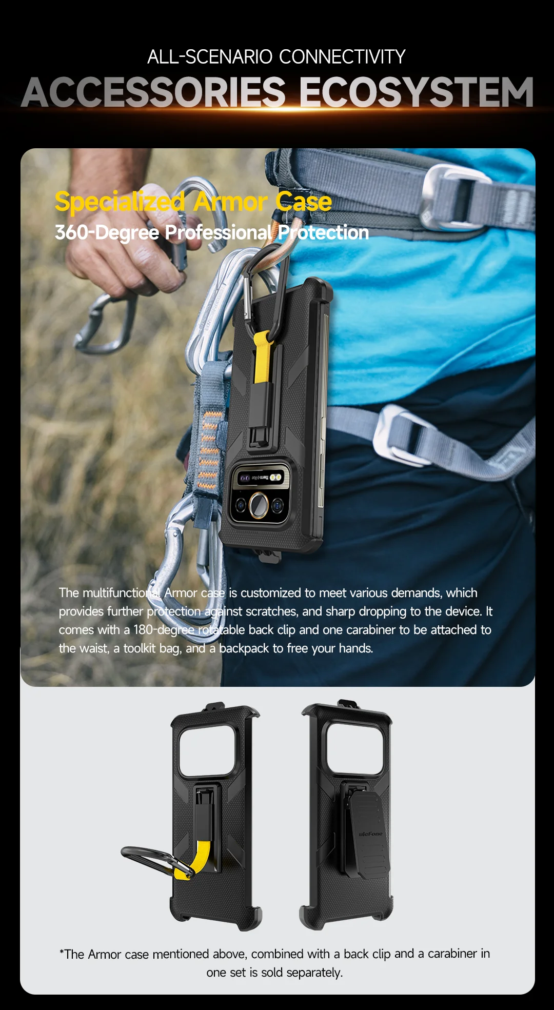 Ulefone Armor 25T 4G Rugged Phone Android 14 33W 50MP+64MP Night Camera NFC Waterproof Smartphone 6.78" 120Hz 256GB ROM Global