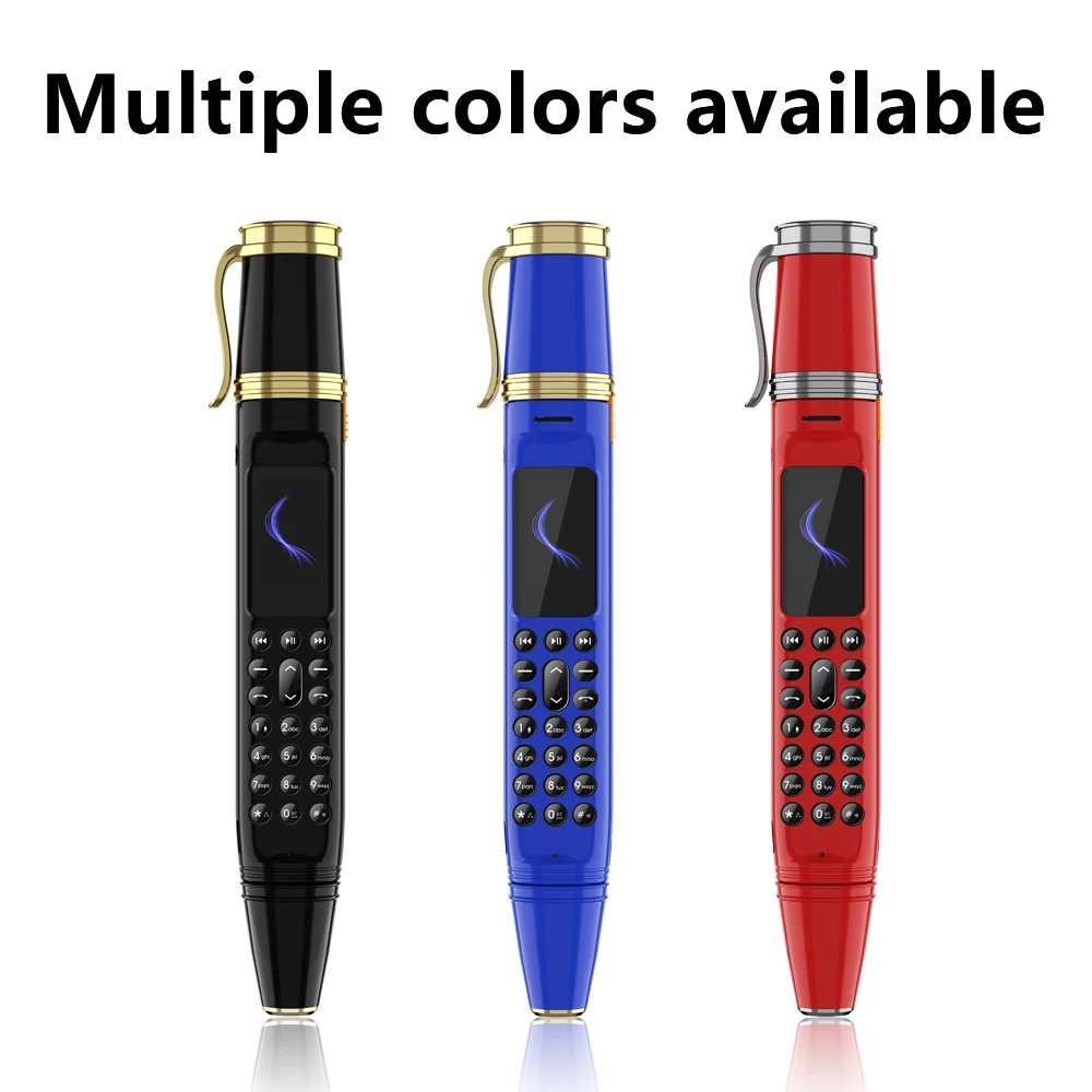 SERVO BM111 Pen Mobile Phone Dual SIM Standby Camera Bluetooth Dialer FM Radio Magic Voice 1800mAh Cellphone Handwriting Pen Fan