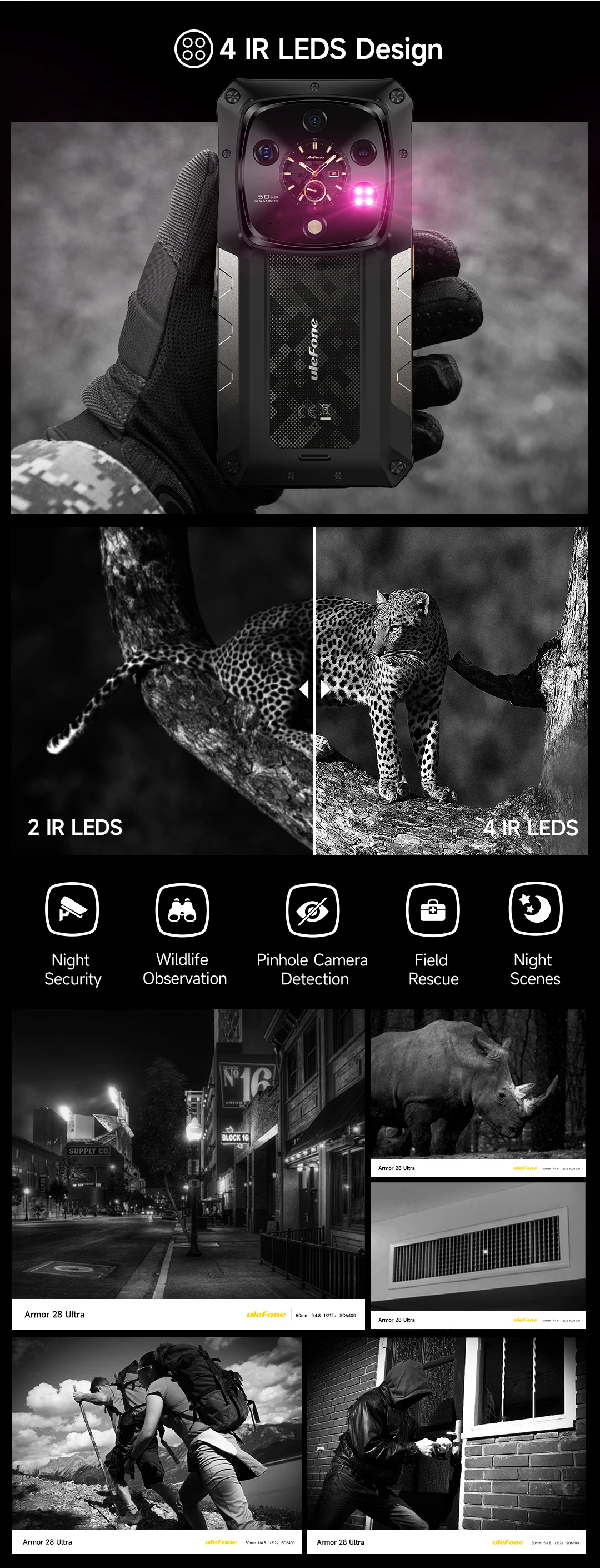 【World Premiere】Ulefone Armor 28 Ultra 5G AI Rugged Phone 1TB ROM+32GB RAM Android Smartphone AMOLED 6.67" 10600mAh Mobile phone
