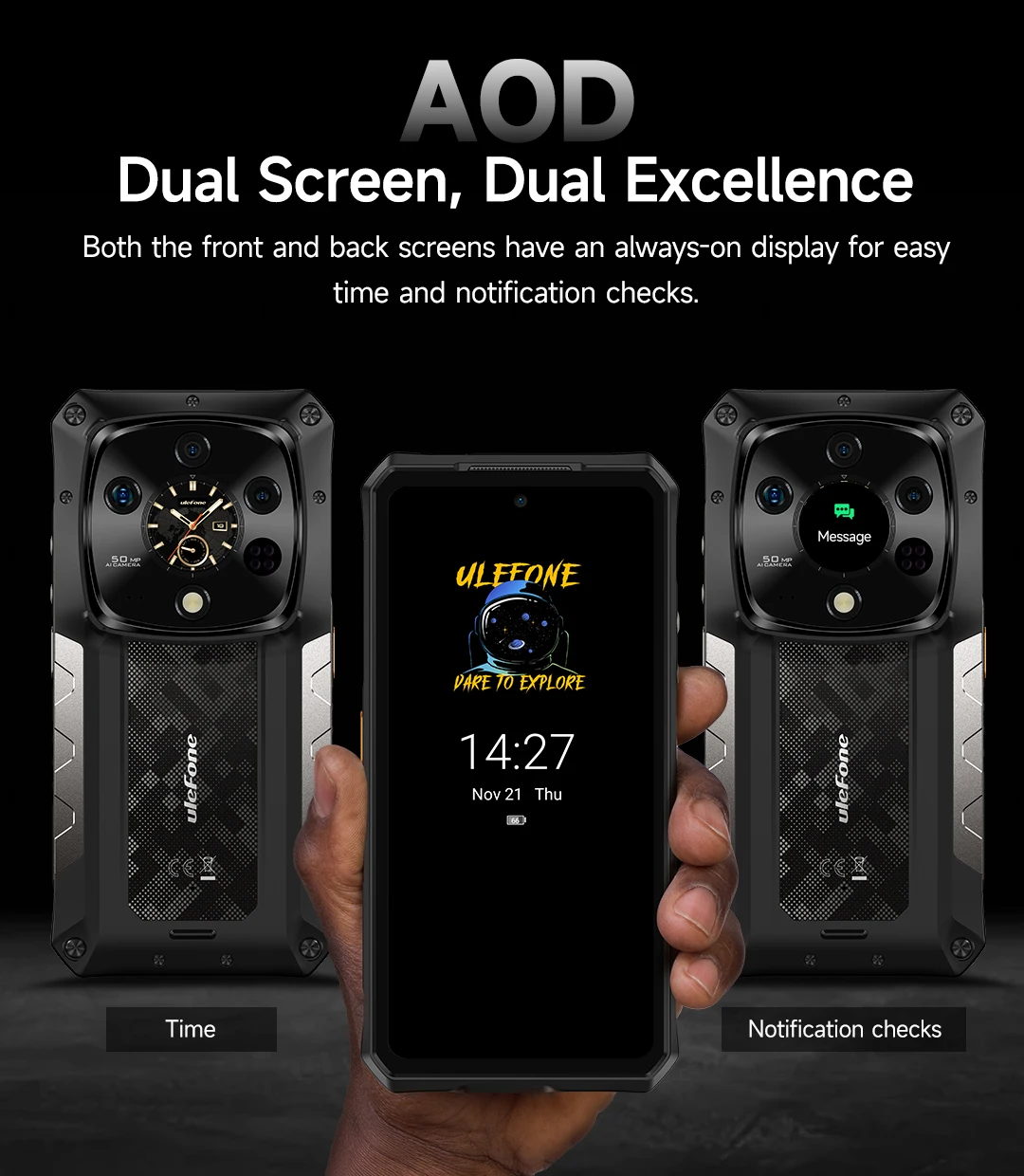 【World Premiere】Ulefone Armor 28 Ultra 5G AI Rugged Phone 1TB ROM+32GB RAM Android Smartphone AMOLED 6.67" 10600mAh Mobile phone