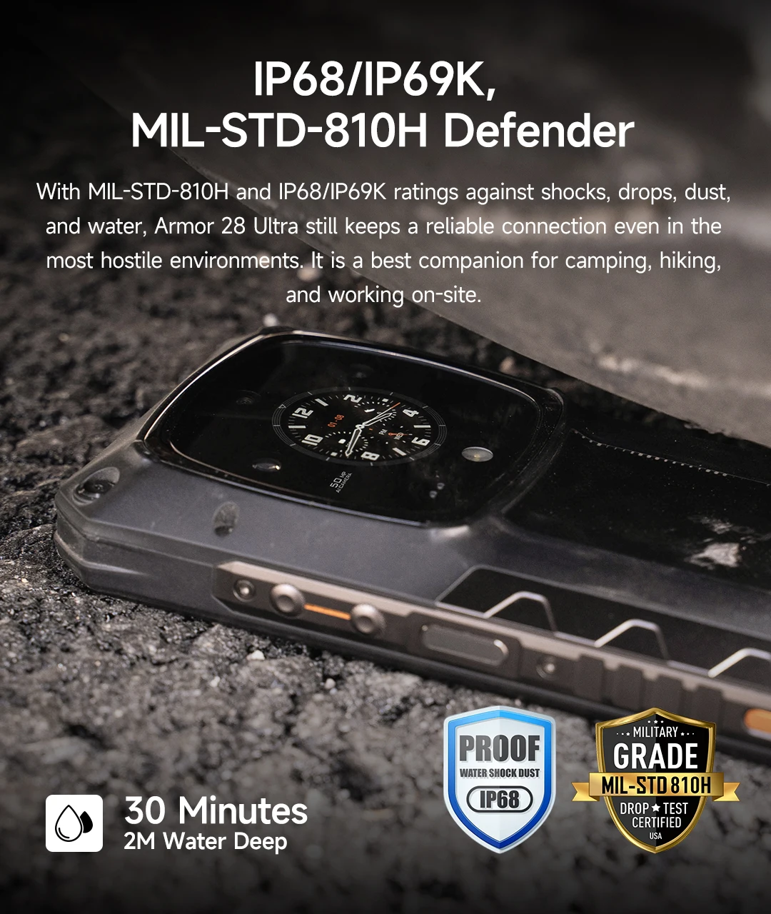 【World Premiere】Ulefone Armor 28 Ultra 5G AI Rugged Phone 1TB ROM+32GB RAM Android Smartphone AMOLED 6.67" 10600mAh Mobile phone