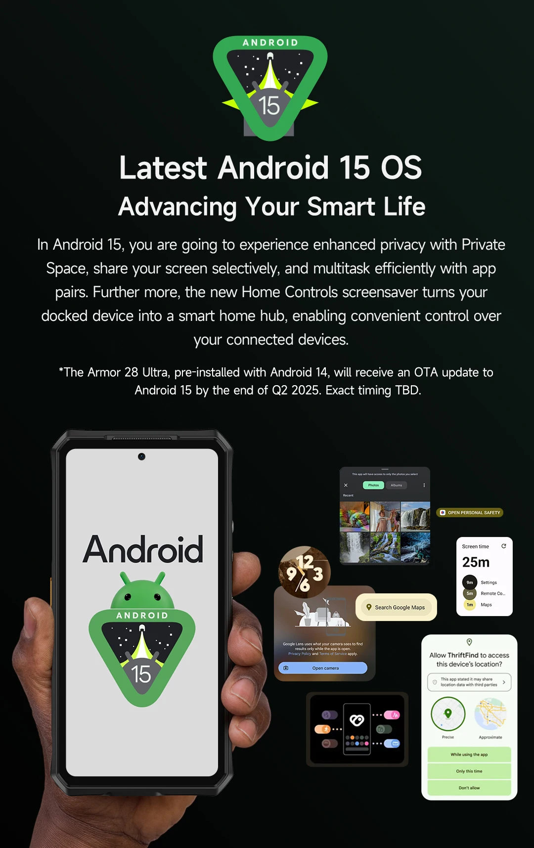 【World Premiere】Ulefone Armor 28 Ultra 5G AI Rugged Phone 1TB ROM+32GB RAM Android Smartphone AMOLED 6.67" 10600mAh Mobile phone