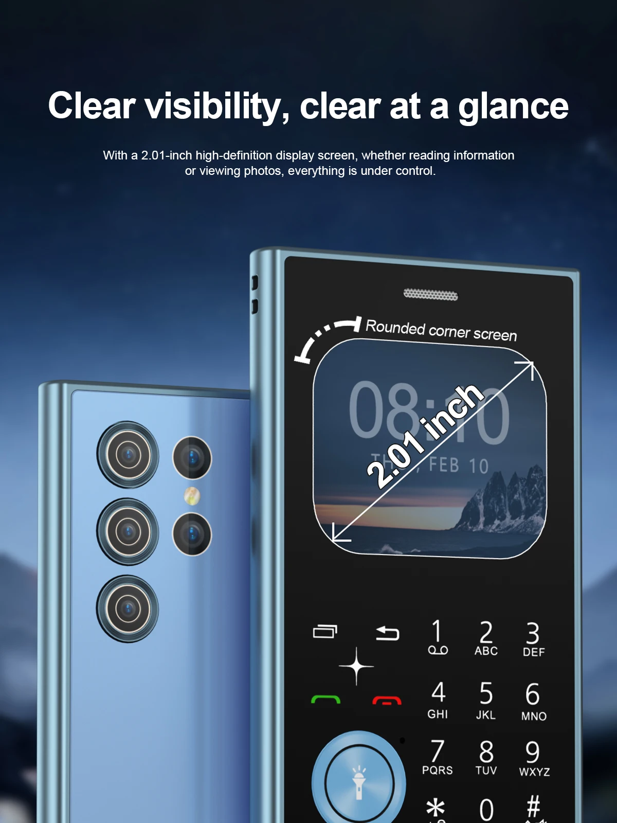 SERVO V8 Button Mobile Phone Dual SIM Standby Magic Voice Speed Dial FM Radio MP4 Player Flashlight 2G Feature Small Cellphones