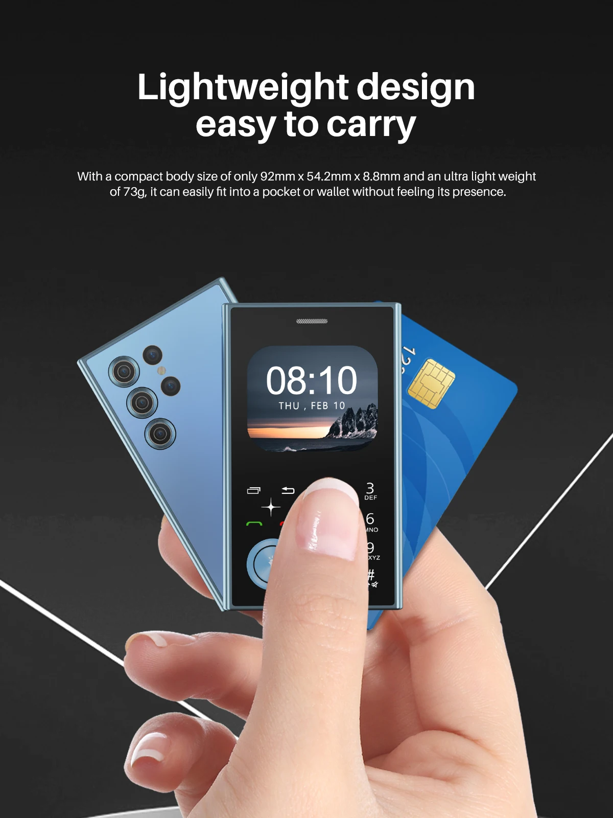 SERVO V8 Button Mobile Phone Dual SIM Standby Magic Voice Speed Dial FM Radio MP4 Player Flashlight 2G Feature Small Cellphones
