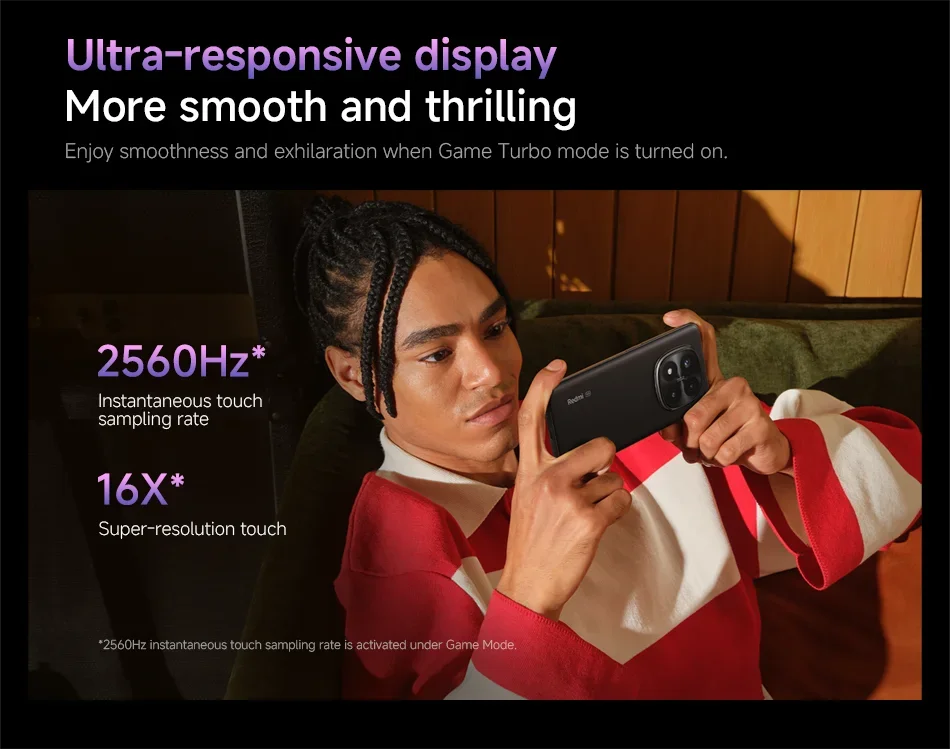Xiaomi Redmi Note 14 Pro+ Plus 5G Global Version Cell Phone 200MP AI Camera Snapdragon 7s Gen 3 120W HyperCharge 1.5K 120Hz IP68