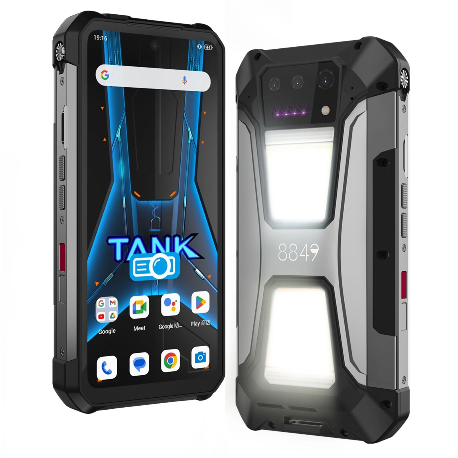 Unihertz 8849 Tank 2 Pro Rugged Phone 12GB+512GB Night Vision Projector 6.79 "FHD Android 14 100MP 23800mAh 4G Smartphone