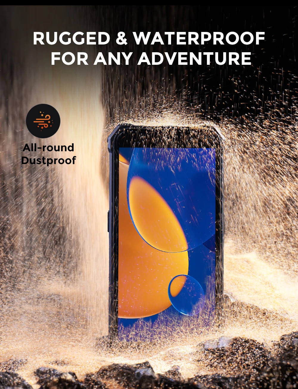 Fossibot F101Pro Rugged Smartphone 15GB+128GB Android 13 IP68 Waterproof Mobile Phone 10600mAh NFC Cell Phone Global Version