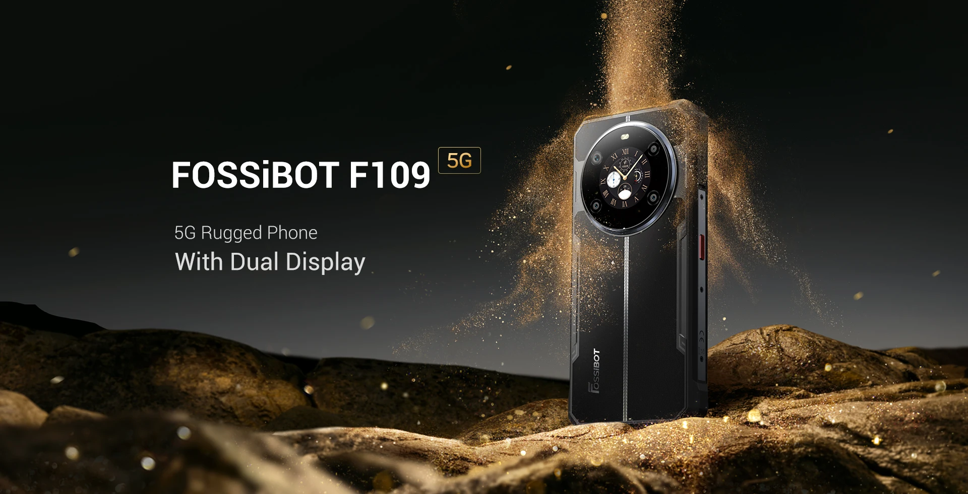 Fossibot F101Pro Rugged Smartphone 15GB+128GB Android 13 IP68 Waterproof Mobile Phone 10600mAh NFC Cell Phone Global Version