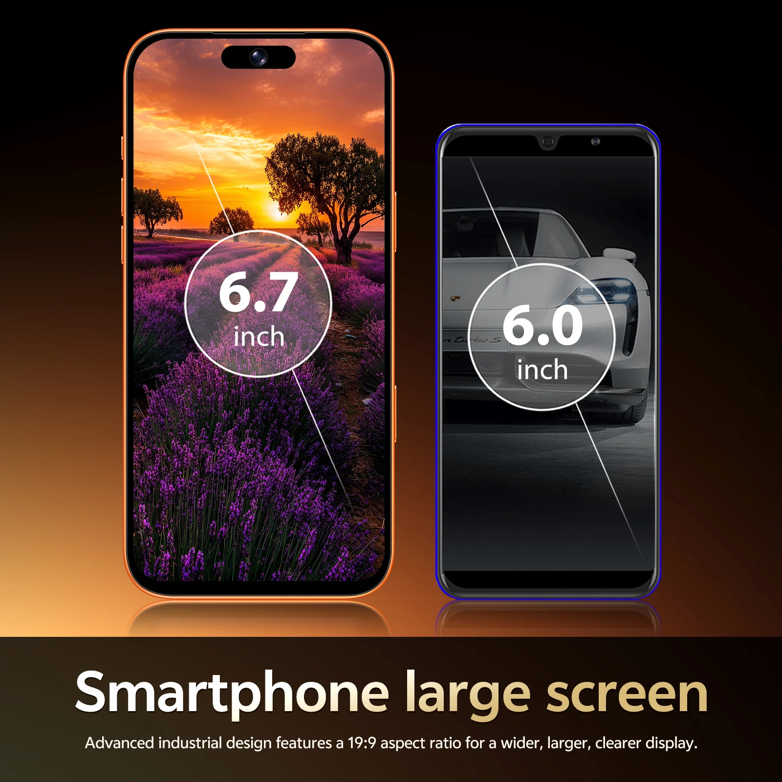 IVMI 17Pro Max Smartphones Android12.0 Dual SIM 6.7" 4GB RAM 32GB ROM Google Play Store 4G Fingerprint Face Unlock Mobile Phones