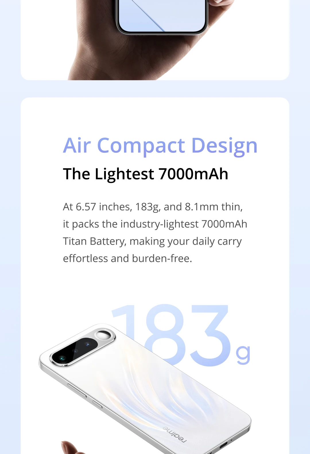 [New Launch] realme 16 5G Smartphone Dimensity 6400 Turbo Chipset 50MP Sony IMX852 Camera 7000mAh Battery 60W Charge 6.57" 120Hz