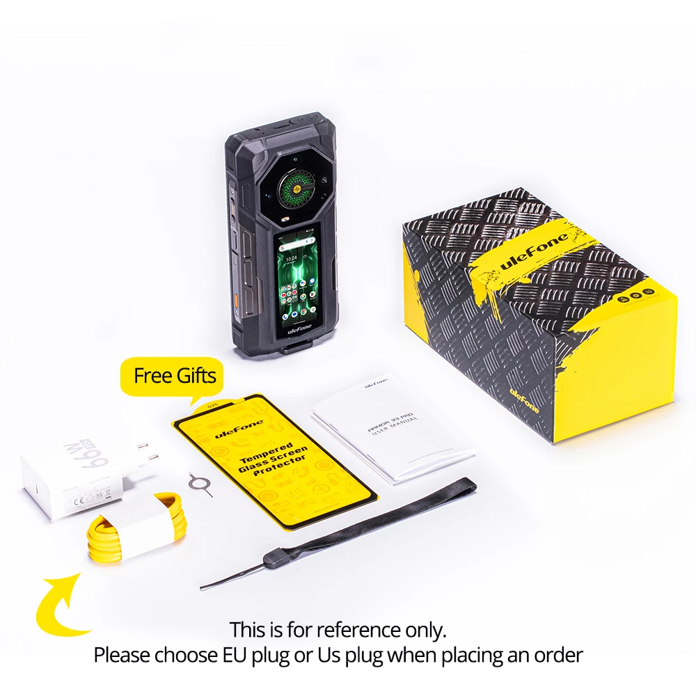 Ulefone Armor 33 Pro 5G Rugged Phone 25500mAh 512GB ROM 6.95” 120Hz 3.4" Rear Screen NFC Android Smartphone
