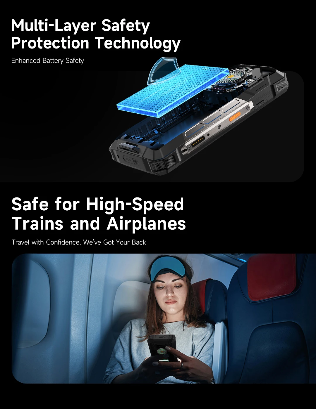 Ulefone Armor 33 Pro 5G Rugged Phone 25500mAh 512GB ROM 6.95” 120Hz 3.4" Rear Screen NFC Android Smartphone