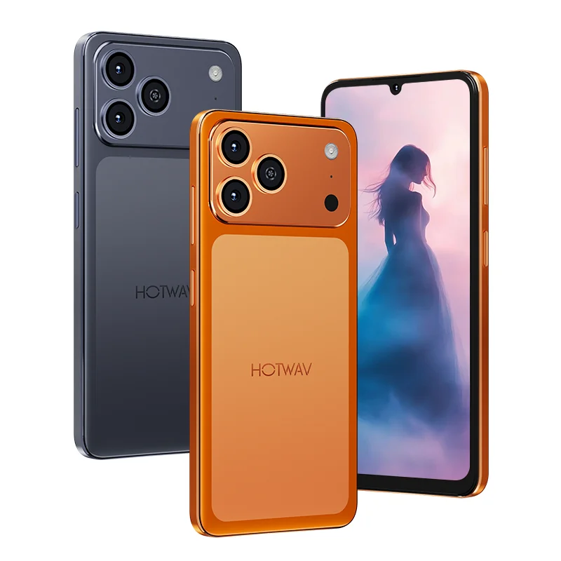 HOTWAV A17 Pro Max Smartphone 6.75'' 120Hz 4GB 256GB Mobile Phone Android 15 5160mAh Thin Cellphone with 3.5mm Headphone Jack