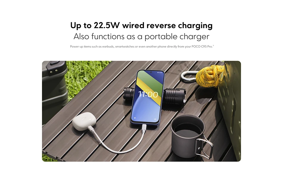 Smartphone POCO C95 pro 7500mAh 45W turbo charging Global Version Helio G91-Ultra 50MP 6.9" display