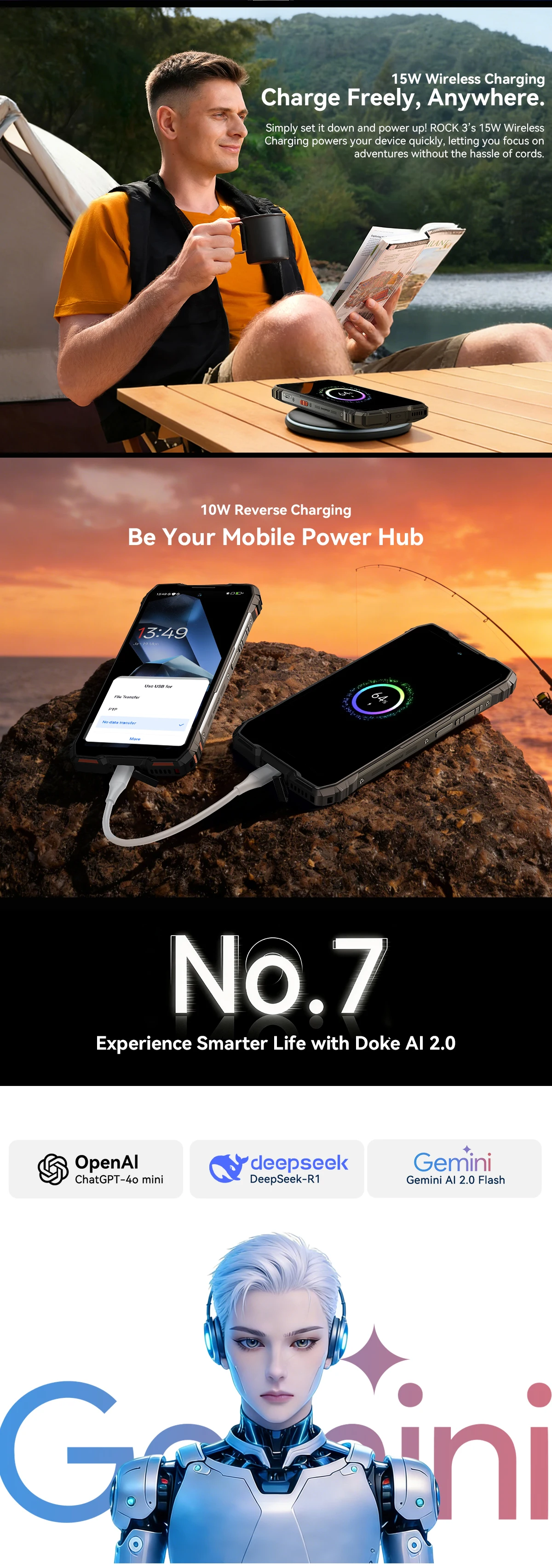 [Shipping From Poland] [No EU charger] Blackview ROCK 3 Rugged Smartphone Android 16 6.78'' 32GB(8+24)GB+256GB 10000mAh NFC 2.4K