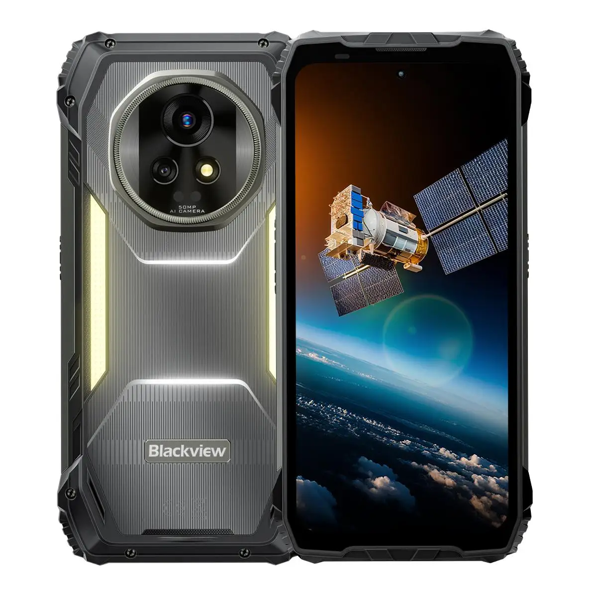 Blackview XPLORE 2 Satellite Rugged Phone 16GB+1TB 6.73'' Android 15 Dimensity 8300 20000mAh 120W Charge NFC 5G Smartphone