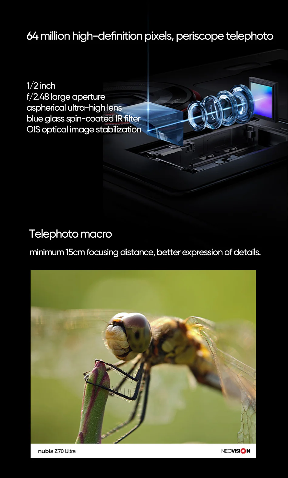 Nubia Z70 Ultra Smartphone 5G 6.85'' 144Hz Full Display Camera 6150mAh Battery IP68 Waterproof NFC Global Version 100% New