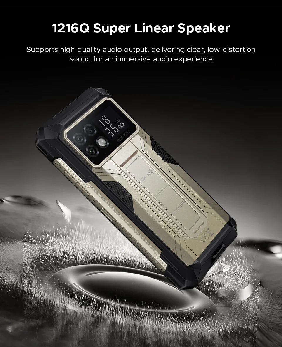 World Premiere DOOGEE S200 Max Rugged Phone 16GB 512GB 22000mAh Battery 66W 1.32" Rear Display 6.72” 120Hz Dimensity 7050 NFC