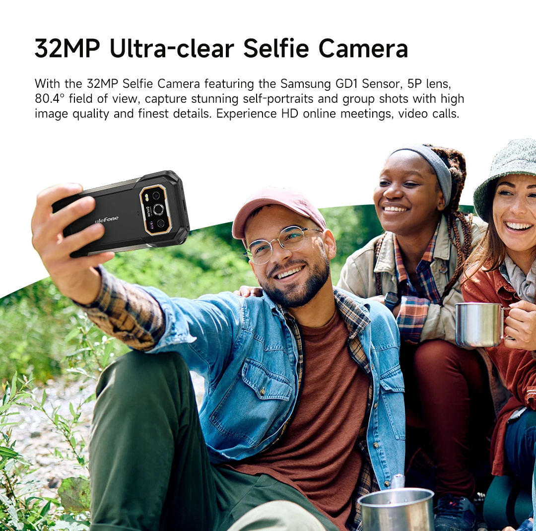 Ulefone Armor 27T Pro+ 5G Rugged Phone 10600mAh Smartphone Android 15 50MP+64MP Night Camera 6.78" Up to 24GB RAM+256GB ROM NFC