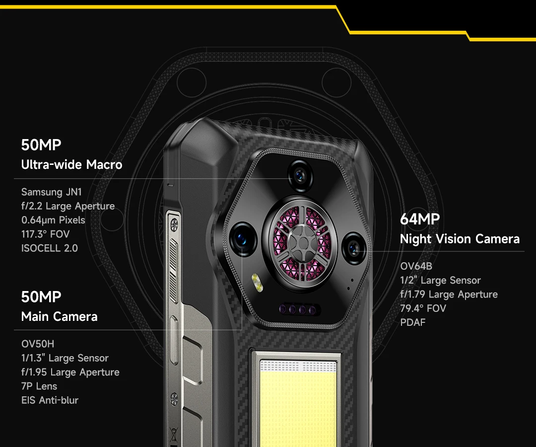 【World Premiere】Ulefone Armor 30 Rugged Phone 12800mAh 24GB+512GB Smartphone 120Hz Android 15 NFC Night Camera Global Version