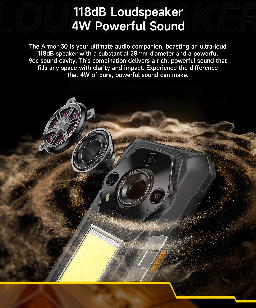 【World Premiere】Ulefone Armor 30 Rugged Phone 12800mAh 24GB+512GB Smartphone 120Hz Android 15 NFC Night Camera Global Version