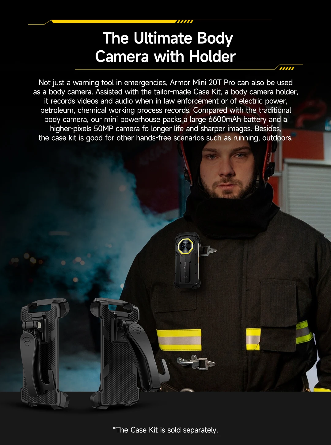 Ulefone Armor Mini 20T Pro 5G THERMAL 4.7' Rugged Phone Android 14 Smartphone 256GB ROM Mobile Phone Thermal Imaging