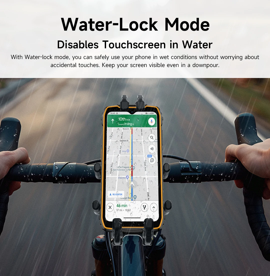 Ulefone RugKing 4 Pro Rugged Phone Android 15 Up to 16GB+256GB Waterproof Smartphone 10200mAh 48MP Camera NFC Global 6.56" 120Hz