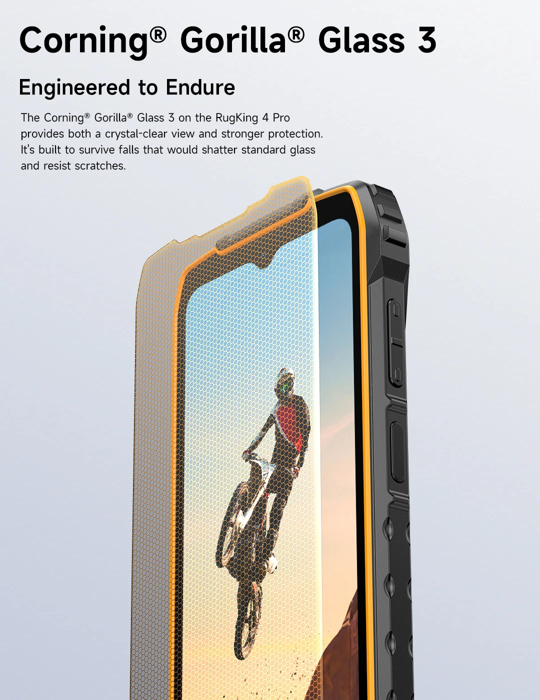 Ulefone RugKing 4 Pro Rugged Phone Android 15 Up to 16GB+256GB Waterproof Smartphone 10200mAh 48MP Camera NFC Global 6.56" 120Hz