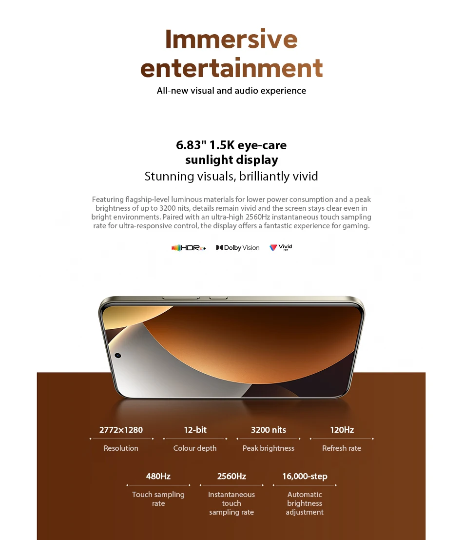 Mobile Phones Xiaomi Redmi Note 15 Pro+ 5G Global Version Snapdragon® 7s Gen 4 NFC 6.83' CrystalRes AMOLED Display 6500mAh