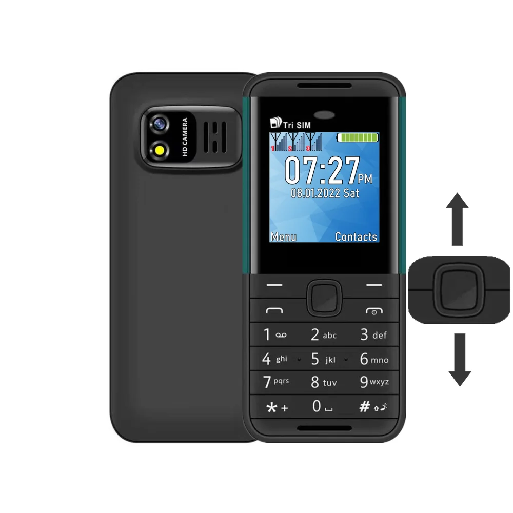 SERVO BM5310 3 SIM Card 3 Standby Mini Mobile Phone Auto Call Recorder Bluetooth Dial Speed Dial Magic Voice 1.3' Cellphone