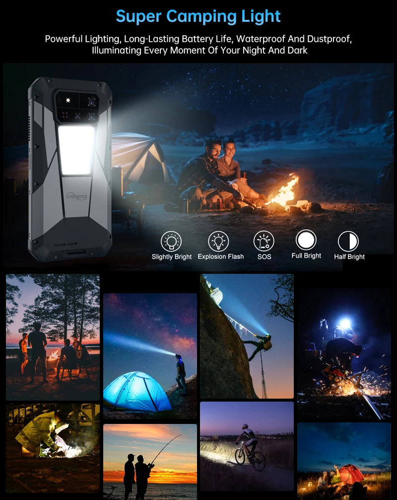 【World premiere】Unihertz by 8849 Tank 4 Pro Smartphone 5G with 720P Projector Dimensity 8300 36GB+1TB Cellphone 3k AMOLED