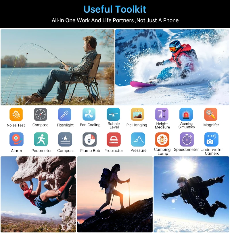 【World premiere】Unihertz by 8849 Tank 4 Pro Smartphone 5G with 720P Projector Dimensity 8300 36GB+1TB Cellphone 3k AMOLED