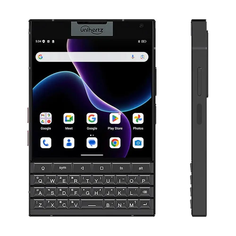 Unihertz Titan 2 Smartphone 5G Android 15 with Physical Keyboard 12GB+512GB 4.5" Android 15 Dimensity 7300 5G NFC 50MP Camera