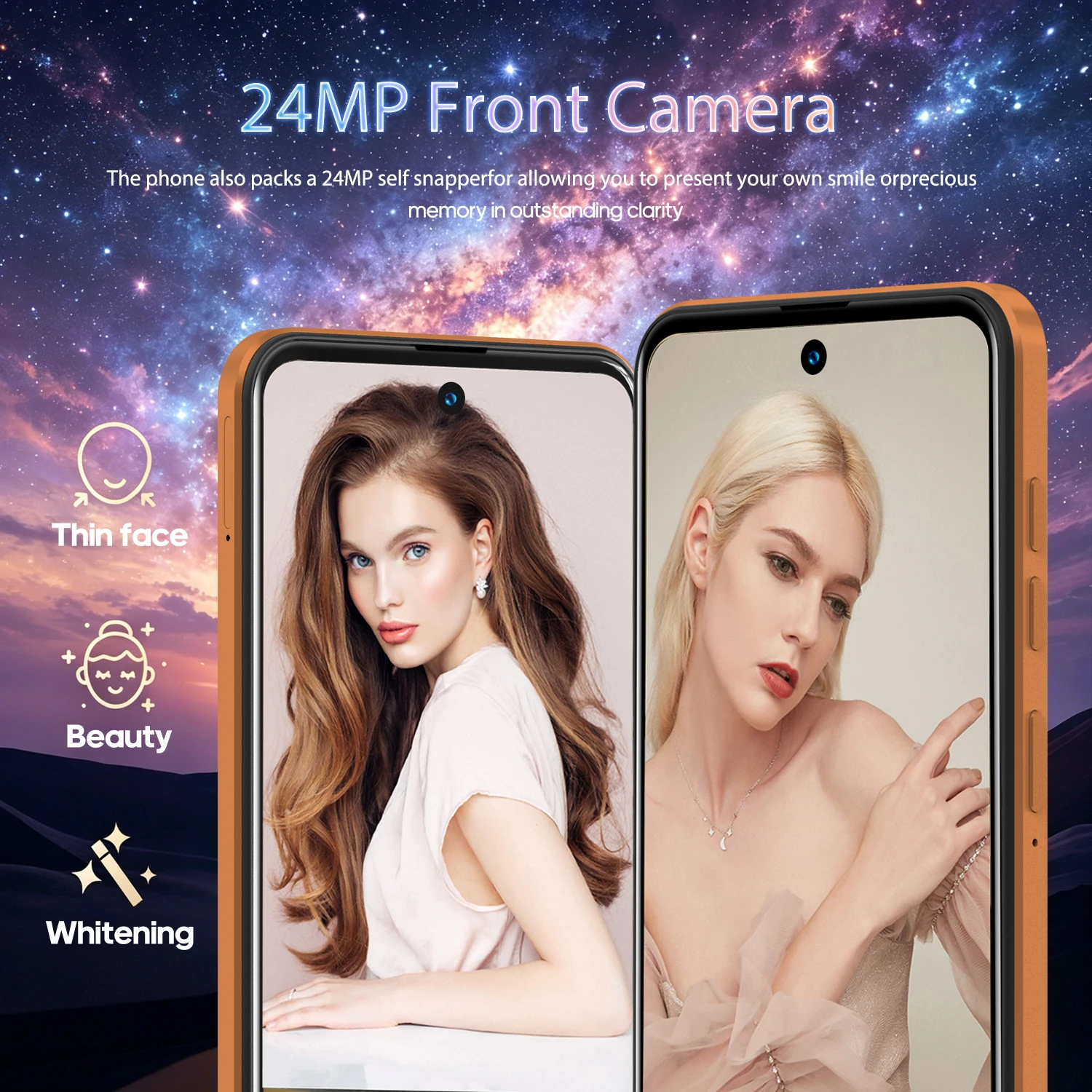 FUFFI M17 Pro Smartphone Android 8G RAM 512GB ROM 6.56 Inch Cellphone 720x1612HD 24+48MP 5800mAh Battery 5G Network Mobile Phone