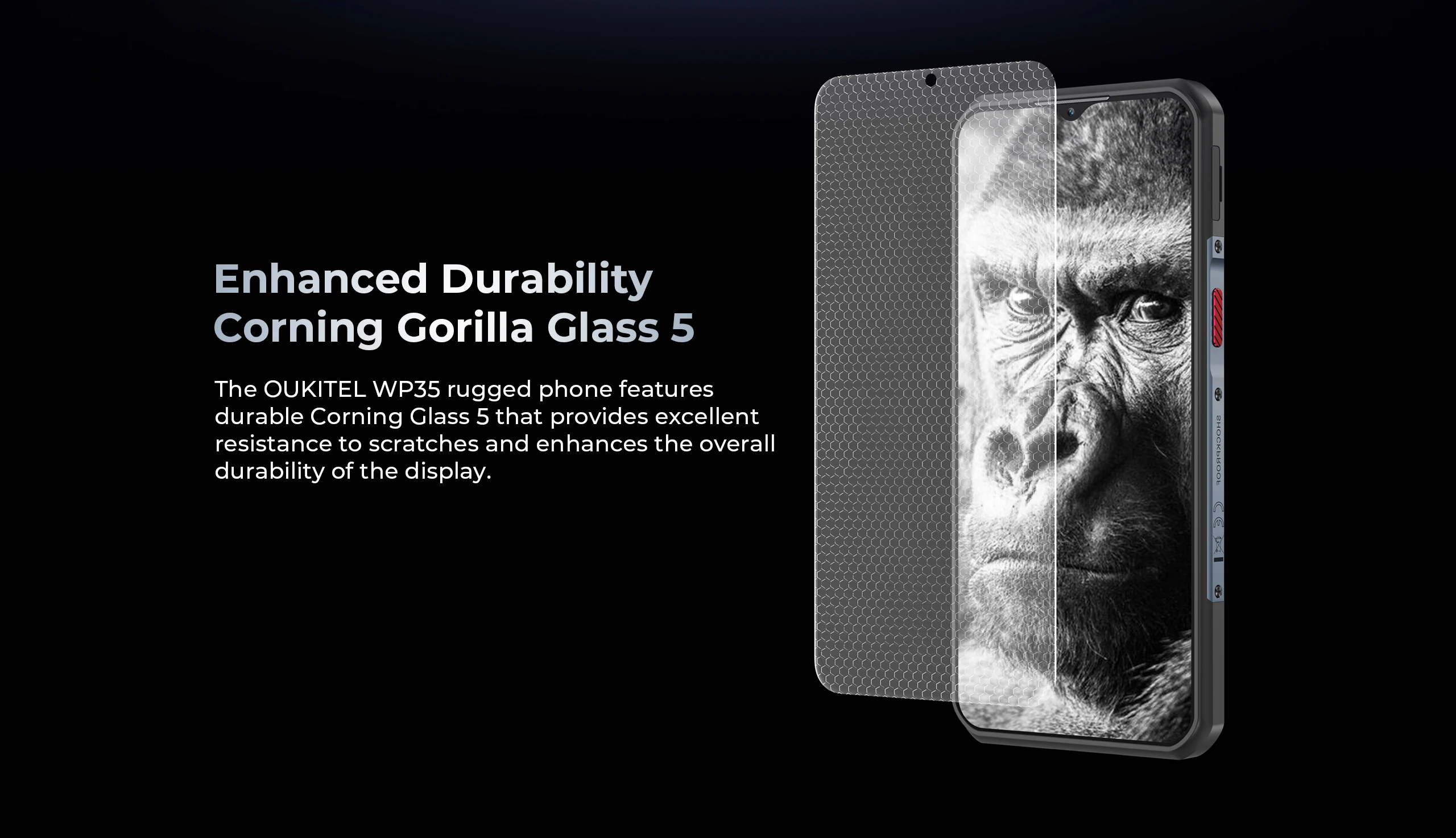 OUKITEL WP35 Rugged Smartphone 5G 11000mAh Big Battery Android Mobile Phone 24GB+256GB 108MP Camera 6.6" FHD+ Display IP68 Wa