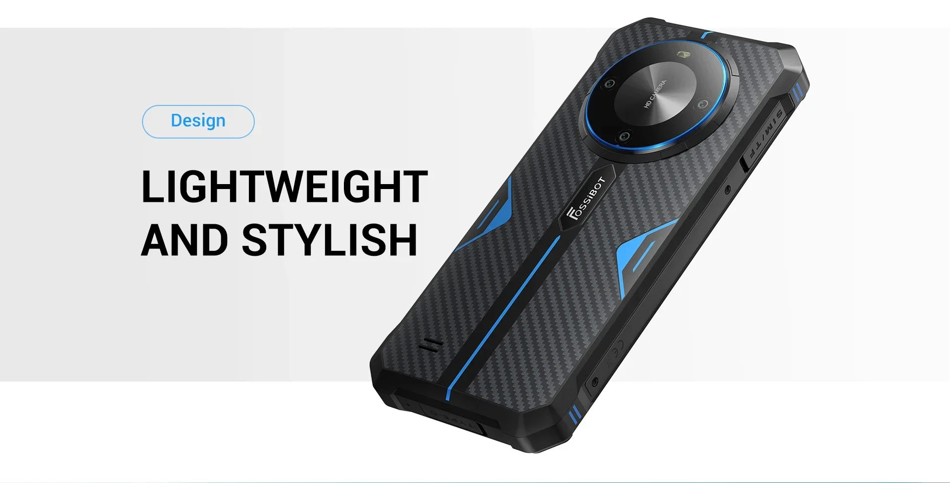 FOSSiBOT F105 Rugged Smartphone 12(4+8)GB+64GB 10300mAh Android 14 OS Mobile Phone 20 MP Camera 6.745" HD+ IPS Phone