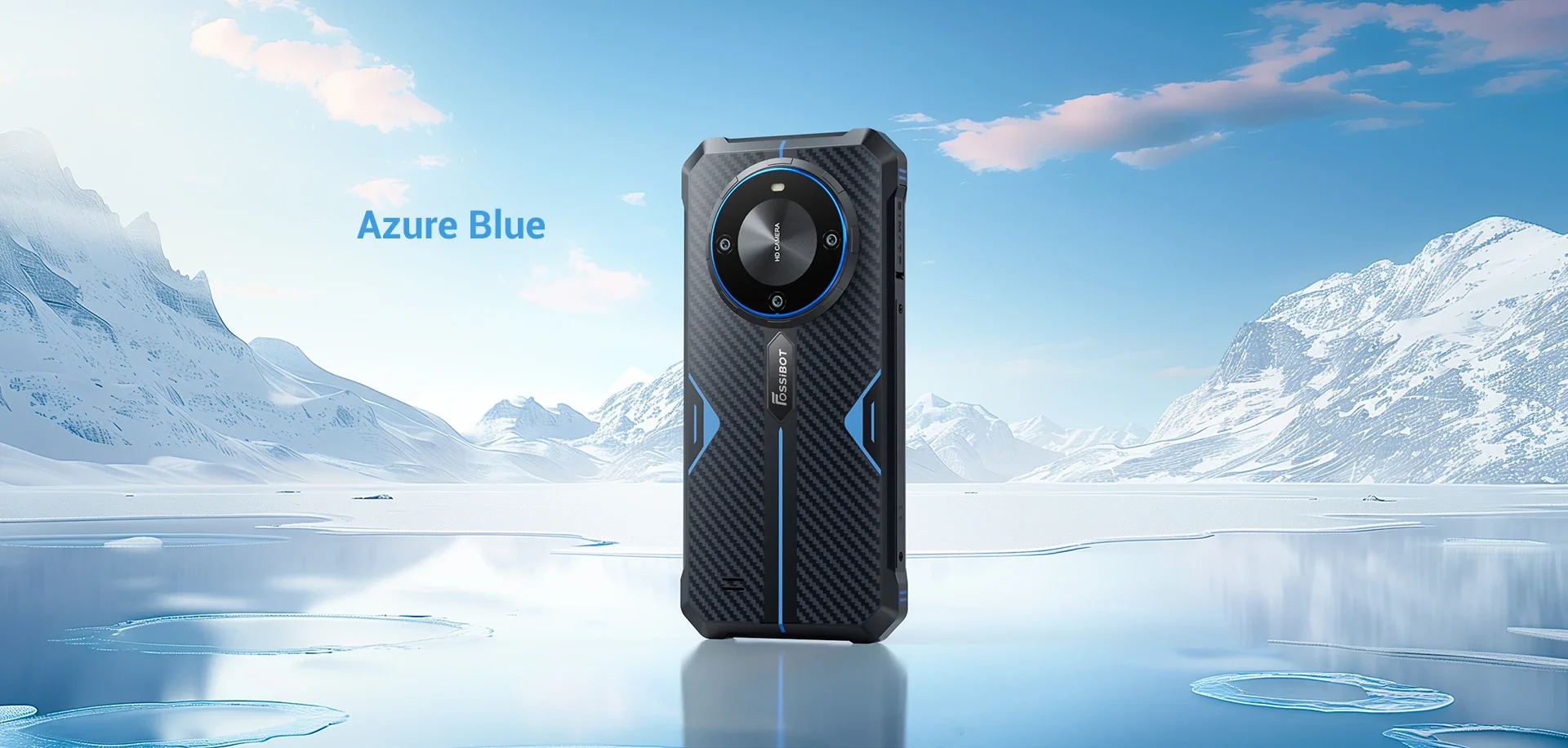 FOSSiBOT F105 Rugged Smartphone 12(4+8)GB+64GB 10300mAh Android 14 OS Mobile Phone 20 MP Camera 6.745" HD+ IPS Phone