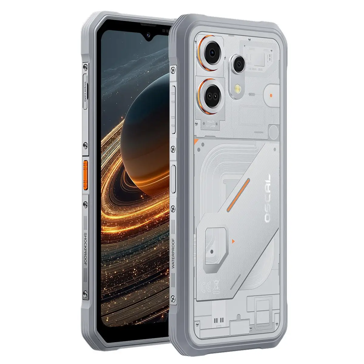 Blackview Oscal Marine 3 Rugged Phone 8GB+128GB / 256GB 6.56'' Android 16 Helio G81 5000mAh NFC 4G Smartphone