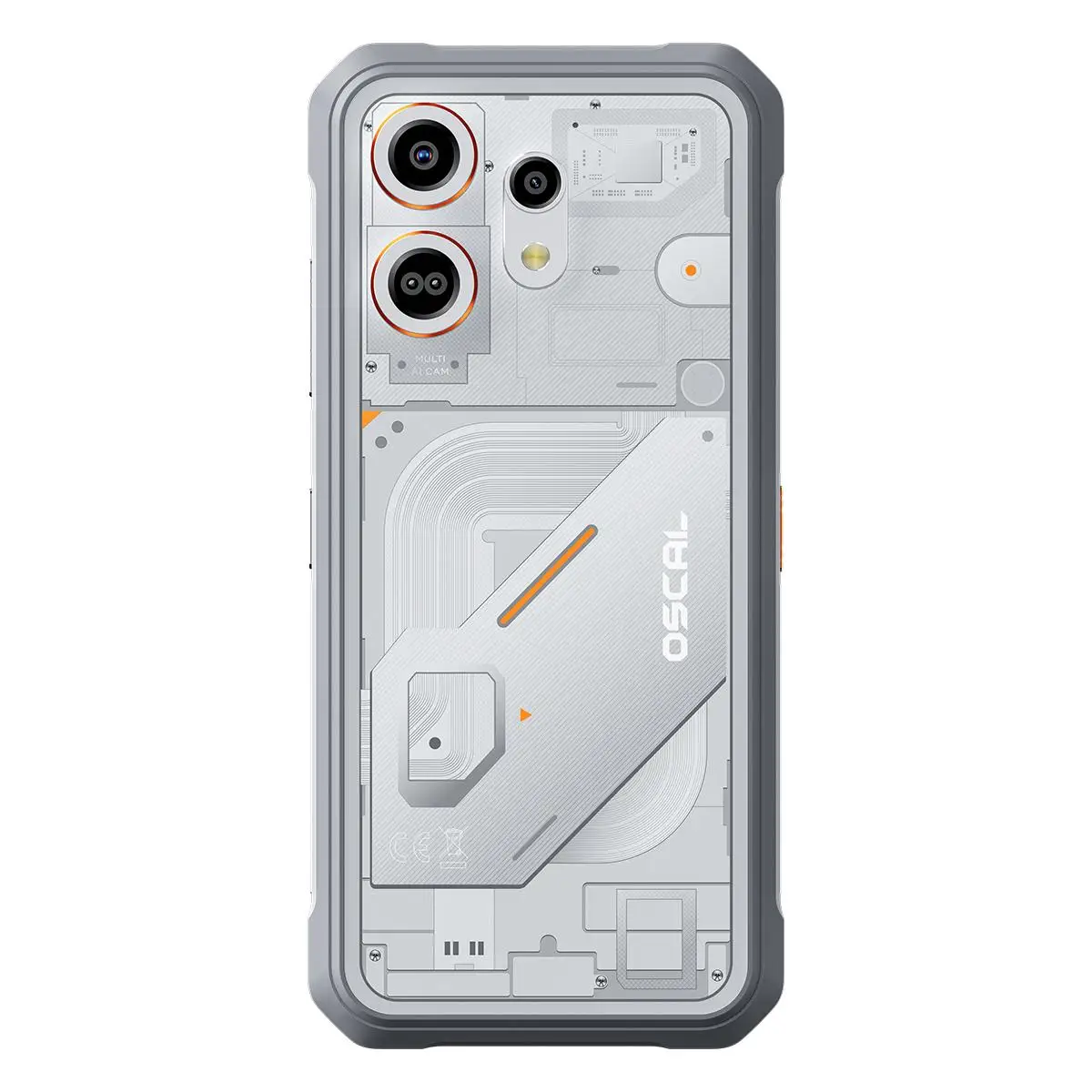 Blackview Oscal Marine 3 Rugged Phone 8GB+128GB / 256GB 6.56'' Android 16 Helio G81 5000mAh NFC 4G Smartphone