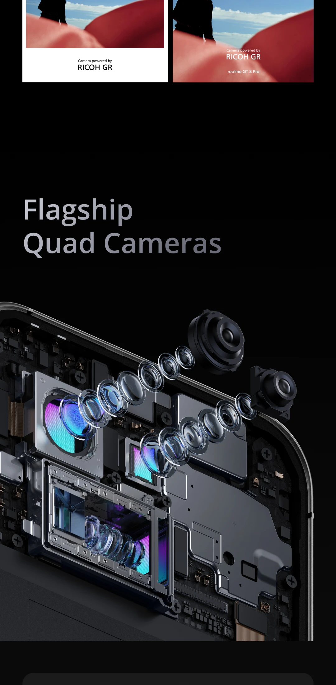 realme GT 8 Pro Smartphone Snapdragon 8 Elite Gen 5 Chipset 7000mAh Battery 200MP Telephoto 6.79" 144Hz 2K AMOLED Display NFC