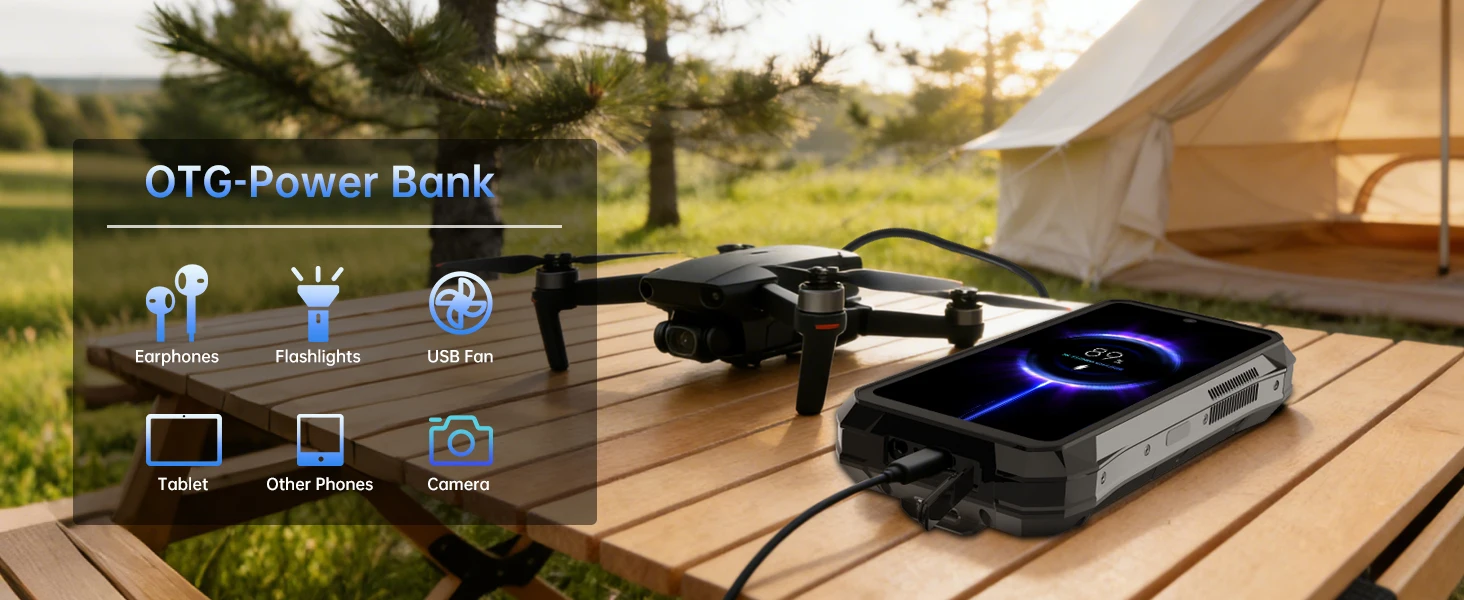 8849 Tank X Unihertz 220 Lumens 1080P Projector Rugged Smart Phone Android16 17600mAh 512G Dimensity 8200 NFC Night Version 2026